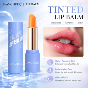 <span class=keywords><strong>Baume</strong></span> <span class=keywords><strong>à</strong></span> lèvres teinté changeant de couleur en stock, hydratant longue durée, prix de gros, approvisionnement en vrac, marque privée, soin des lèvres - Product Image 5