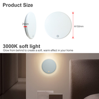 Applique murale de plafond magnétique rechargeable vanité escaliers appliques capteur de mouvement d'angle led support lumières
