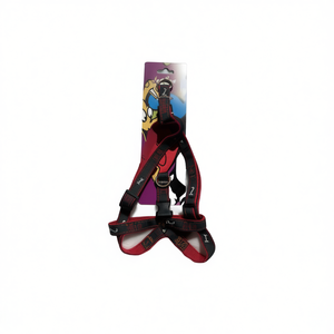 Imbracatura per animali domestici in denim ricamato da 1,5 cm, confortevole e con copertura per petto e schiena - Product Image 1