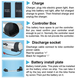 Vỏ Pin Mini Chạy Điện Cho Xe Đạp Vỏ Pin Bình Nước Mới 36V 48V Ấm Đun Nước Khung Ống Xuống Pin UPP Ebike - Product Image 5