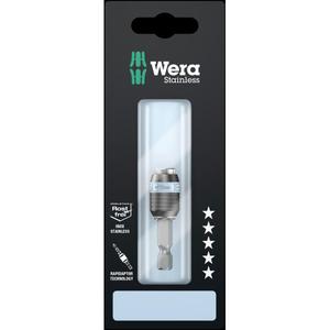 WERA - 05073616001 Porte-embout universel Rapidaptor en acier inoxydable 1/4 ''(emballage en libre-service) INSERTS POUR VISSER - Product Image 1