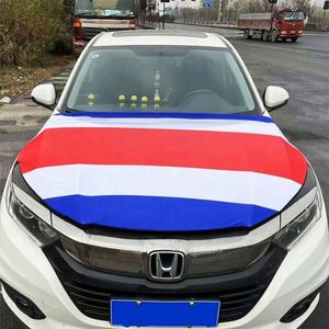 Drapeaux de capot de voiture en alliage d'aluminium écologique de qualité supérieure, imprimés numériquement, avec n'importe quel motif, vente en gros d'usine - Product Image 3