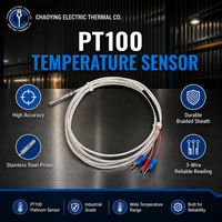 Sonde de température à résistance PT100 haute température en acier inoxydable, étanche, résistante à la corrosion, facile à installer