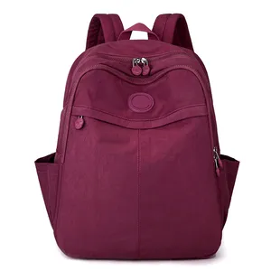 ビジネス、ピンク防水軽量ファッショントレンディなレディースバッグパックプレッピー14インチラップトップカレッジカジュアル女性バックパック
