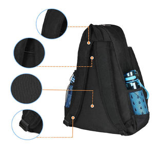 Sac à dos de tennis professionnel pour hommes et femmes avec sac à raquettes imperméable personnalisé, doublure en tissu pour une utilisation en extérieur - Product Image 4