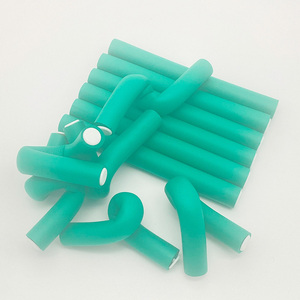 Vente en gros de 18 cm de rouleau à cheveux en boucle éponge colorée courte rouleaux à cheveux en mousse flexible froide pour la <span class=keywords><strong>coiffure</strong></span> - Product Image 4