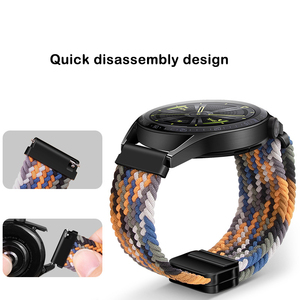 Correa de reloj inteligente tejida de nailon trenzado elástico con diseño de hebilla magnética de 20MM y 22MM para <span class=keywords><strong>Samsung</strong></span> <span class=keywords><strong>Galaxy</strong></span> <span class=keywords><strong>Watch</strong></span> 7 6 <span class=keywords><strong>5</strong></span> 4 <span class=keywords><strong>Pro</strong></span> Band - Product Image 5
