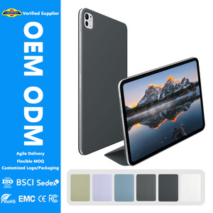 Étui pliable pour tablette <span class=keywords><strong>iPad</strong></span> Mini 7 8,3 pouces, support multi-angles, pare-chocs en TPU antichoc, fonction veille/réveil automatique, fin et élégant - Product Image 1