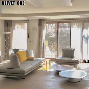 Sofá de Salón de Estilo Moderno Ligne Rosets Prado <span class=keywords><strong>Sin</strong></span> Brazos, Sofá de Tela de Doble Cara <span class=keywords><strong>Sin</strong></span> <span class=keywords><strong>Respaldo</strong></span>, Sofá de Dos Lados - Product Image 2