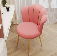 Chaise de maquillage et tabouret de manucure en métal de luxe, portable, durable et de haute qualité pour usage commercial