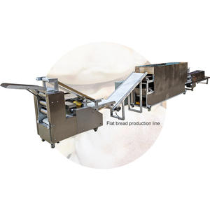 Máquina de pan de pita de alta calidad, máquina para hacer pan árabe, línea de producción de Tortilla Roti Chapati - Product Image 1