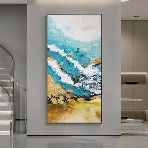 Prezzo all'ingrosso astratto linee di lamina d'<span class=keywords><strong>oro</strong></span> Poster di arte della parete colorata dipinti da parete di stampa immagini da parete per soggiorno camera da letto - Product Image 5