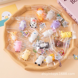 Chenxi Wholesale Mini Squishy Mochi Toys Kawaii Pendant Gift Bags Birthday Gifts Squishies Stress Relieving Toys - Product Image 2