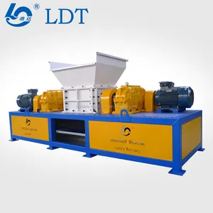 Durable Rubber Recycling Shredder Machine Tire Recycling Shredder Production Line For Crumb Multi Functional Shredder Machine