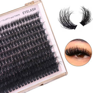 Kit de Pestañas Postizas de Tira Completa 20D 30D 40D 50D 60D 80D 100D 200D, Pestañas por Segmentos DIY de Marca Privada, Venta al Por Mayor para Proveedores de Clúster de Pestañas - Product Image 5