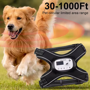 Sistema de contención exterior portátil <span class=keywords><strong>GPS</strong></span> para perros grandes/pequeños <span class=keywords><strong>Collar</strong></span> de entrenamiento inalámbrico para perros a prueba de golpes impermeable 4G IPX7 GPRS - Product Image 3