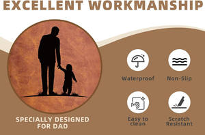 Custom PU Leather Modern Luxury Jewelry & Bedding Storage Tray Organizer <b>Folding</b> Divider for Fathers Day Birthday Gifts - Product Image 4