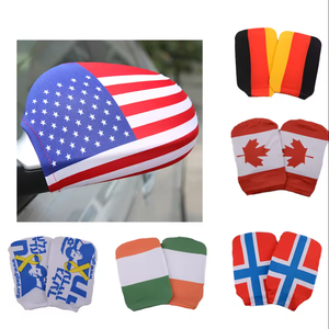 Coques de rétroviseurs latéraux personnalisées avec drapeaux nationaux, résistantes aux intempéries, pour voitures, petits SUV, 2 pièces - Product Image 1