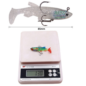 Señuelo Blando KFS F de 85mm y 13g con Cola en T, Anzuelo Único, Señuelo Artificial para Pesca de Lubina, Cebo de Fondo, Aparejos de Pesca - Product Image 1