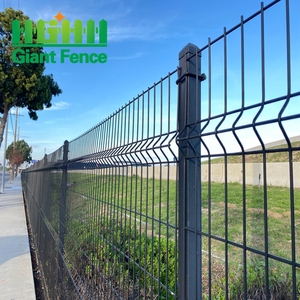 Clôture extérieure en métal à mailles soudées 3D de haute qualité avec revêtement galvanisé + PVC pour les cours résidentielles et les ranchs et la modélisation 3D - Product Image 6