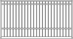 Vườn Và Hàng Rào Sang Trọng Wrought Sắt Cổng Trang Trí Giá Rẻ Wrought Sắt Gates Kim Loại Trượt Cổng - Product Image 3