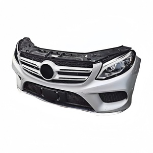 Convient pour Mercedes Benz <span class=keywords><strong>GLE</strong></span> W166 GLE350 GLE400 Ensemble <span class=keywords><strong>de</strong></span> pare-chocs avant Grille Ventilateur Radiateur et phares - Product Image 2