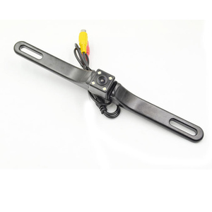 JPC-19 kim loại tấm giấy phép máy ảnh với tầm nhìn ban đêm 4 cái LED ánh sáng xe phía sau xem máy ảnh đảo ngược tầm nhìn ban đêm tấm giấy phép - Product Image 1