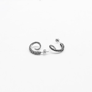 yunnique Octopus Claw <b>Stud</b> Earrings Tibetan <b>Silver</b> 316 Stainless Steel Animal Shape Fashion Jewelry for Men Women - Product Image 3