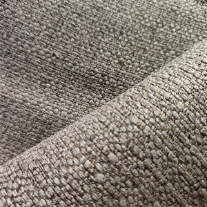 Tissu d'ameublement aspect <span class=keywords><strong>lin</strong></span>, 100 % polyester, ignifuge et résistant aux taches, teint <span class=keywords><strong>en</strong></span> fil, de haute qualité, fourni directement par l'usine - Product Image 1