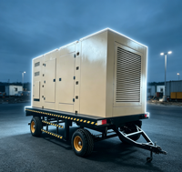600kW Weichai Geräuscharmes Mobiles Anhänger-Dieselaggregat mit ATS, Autostart, Fernbedienung, Hochleistungs-Notstromaggregat