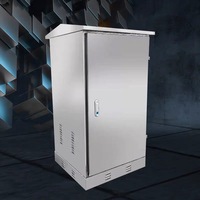 Gabinete de Red de Acero Inoxidable, Tipo Exterior, Montaje en Suelo, para Equipos de Conmutación, Gabinete Estándar de 19 Pulgadas, 1.2 Metros