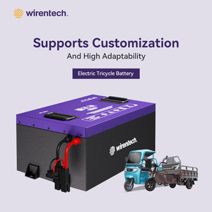 Şarj edilebilir elektrikli triportör bataryası 24V 36V 48V 50Ah Battery pil yedekleme derin döngüsü süper performans lityum piller - Product Image 2