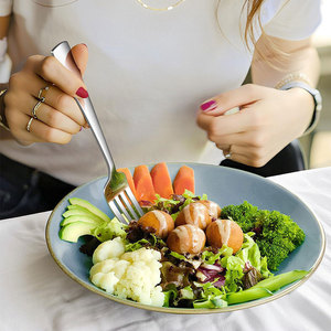 TOALLWIN Ensemble <span class=keywords><strong>de</strong></span> 20 couverts en acier inoxydable <span class=keywords><strong>noir</strong></span>, finition miroir, pour restaurant, hôtel, mariage, fête, vente en gros - Product Image 4