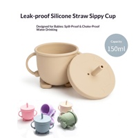 Ensemble de vaisselle en silicone de qualité alimentaire pour enfants, design minimaliste, 6 pièces, comprenant assiette, bol, cuillère, ensemble d'alimentation pour bébé