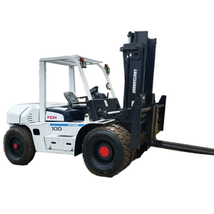 10 ton TCM 100 Diesel <b>Forklift</b> FD100 Series Second Hand Used Heavy Duty Material Handling Equipment for Sale CE Certified - Product Image 1