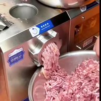 Machine à découper la viande électrique multifonctionnelle commerciale en acier inoxydable, hachoir à viande, trancheuse à viande - Offre Spéciale