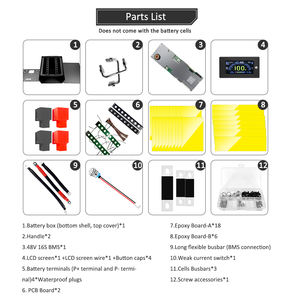 SelianEnergy 48V 105Ah 5KWH Pack de batterie solaire au lithium Système d'énergie solaire 8000 cycles pour la maison Batterie de stockage d'énergie LiFePO4 - Product Image 6