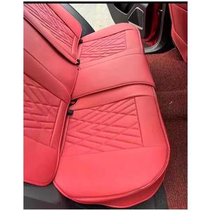 איכות גבוהה מלא pu pvc עסקים porsche צהוב מכסה מושב מכסה עם משענת ראש עבור ecosport santana ranger lulu an09 - Product Image 4