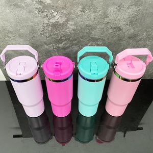 Rainbow Underneath 30oz Matte <b>Macaron</b> School Student Tumblers - Product Image 2