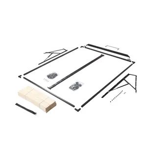 Nouveau design de mécanisme de meuble en bois ressort à gaz réglable Cal King cadre de lit Queen intelligent paquet plat base de lit de stockage