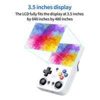 Console de Jeux Portable M21 avec Écran IPS de 3,5 Pouces, Mini Consoles de Jeux Portables, Jeux Vidéo Classiques PS-3, Nombreux Simulateurs, Joueurs de Jeux