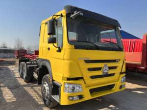 Camion tracteur d'occasion Sinotruk Euro2 Diesel 6X4 à conduite à gauche HOWO 10 roues, capacité de charge 21-30T, 371 ch, caméra arrière 360°, logistique - Product Image 2