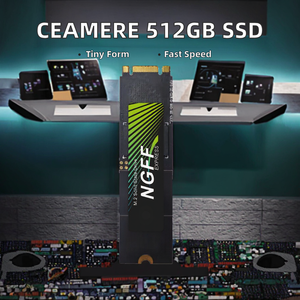 SSD Internal CeaMere M.2 NGFF SATA3 Grosir 512GB Antarmuka SATA Kecepatan Baca/Tulis 401-500MB/s Untuk Desktop Bersertifikasi RoHS - Product Image 2
