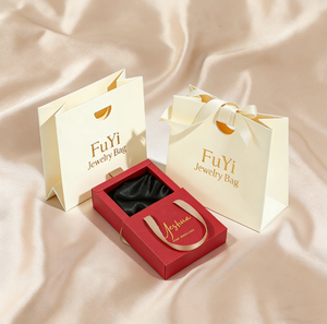 Best-selling Custom-made Cardboard Drawer Jewelry Box with Ribbon, Eco-friendly <b>Ring</b> and Necklace <b>Storage</b> Packaging Box - Product Image 5