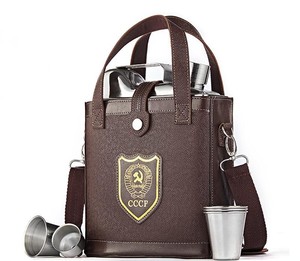 Botol minum, anti bocor, ukiran, <span class=keywords><strong>Flask</strong></span> wiski, Stainless Steel, saku pinggul, untuk minuman keras - Product Image 1