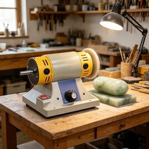 Mini-polisseuse, machine multifonctionnelle de meulage et de sculpture pour l'artisanat du jade, performances polyvalentes pour diverses créations - Product Image 1