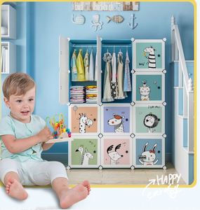 <span class=keywords><strong>Armoire</strong></span> pour enfants, simple, en <span class=keywords><strong>plastique</strong></span>, pour bébé garçon, chambre à coucher, petite <span class=keywords><strong>armoire</strong></span> pour bébé fille, rangement - Product Image 2
