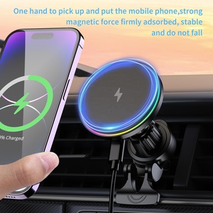 Soporte Magnético Inalámbrico de Carga Rápida de 15W para Teléfono Móvil, para Rejilla de Ventilación de Coche, Compatible con <span class=keywords><strong>iPhone</strong></span> 17 16 15 14 13 <span class=keywords><strong>12</strong></span> <span class=keywords><strong>Pro</strong></span> <span class=keywords><strong>Max</strong></span>, Tendencia 2026 - Product Image 5