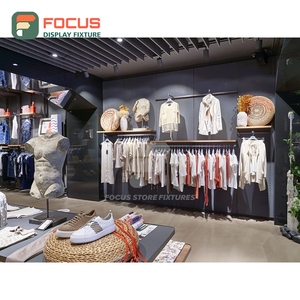 New Design Boutique Store Solid Wood <b>Showcase</b> Cabinet Project Contractor Clothing Store - Product Image 4
