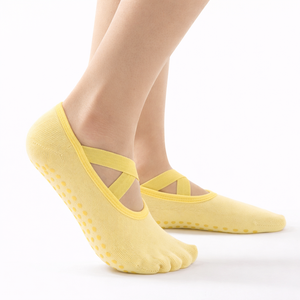 <span class=keywords><strong>Calcetines</strong></span> de Pilates Antideslizantes, Suaves, Transpirables y Personalizados para Mujer, Venta al Por Mayor - Product Image 4